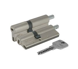 Цилиндровый механизм Cisa (Чиза) под вертушку  ASTRAL S ОА3S2-85.12 (80 мм/40+10+30), НИКЕЛЬ