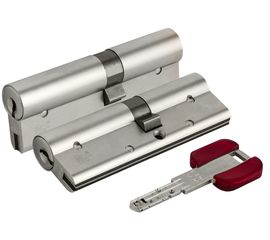 Цилиндровый механизм Cisa (Чиза)  RS3 OL3S1-21.12 (90 мм/35+10+45), НИКЕЛЬ