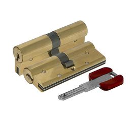 Цилиндровый механизм Cisa (Чиза)  RS3 OL3S1-18.66 (80 мм/35+10+35), ЛАТУНЬ