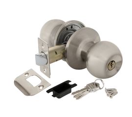 Ручка защелка Punto (Пунто) 6072 SN-E (кл./фик.) мат. никель