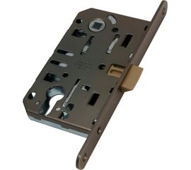 Замок межкомнатный AGB (АГБ) под цил. MEDIANA EVOLUTION B01103.50.12.567 с отв. планкой B01000.13 (а