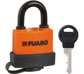 Замок навесной Fuaro (Фуаро) PL-3640 (40 мм) 3 "англ."кл. БЛИСТЕР