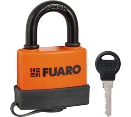 Замок навесной Fuaro (Фуаро) PL-3660 (60 мм) 3 "англ."кл. БЛИСТЕР