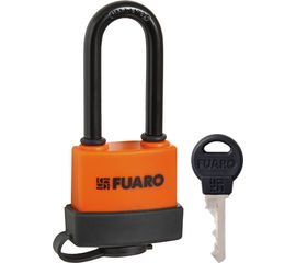 Замок навесной Fuaro (Фуаро) PL-3640 LS (40 мм) 3 "англ."кл. (удлиненная дужка) БЛИСТЕР
