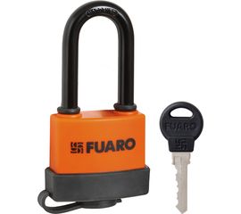 Замок навесной Fuaro (Фуаро) PL-3650 LS (50 мм) 3 "англ."кл. (удлиненная дужка) БЛИСТЕР