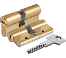 Цилиндровый механизм Kale kilit (Кале килит) 164 DBN-E/80 (30+10+40) mm латунь 5 кл.