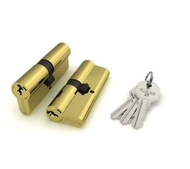 Цилиндровый механизм Fuaro (Фуаро) 100 CA 75 mm (30+10+35) PB латунь 3 кл.