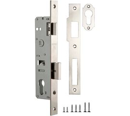 Корпус узкопрофильного Fuaro (Фуаро) замка с защелкой 153-30/85 CP (хром)