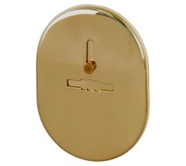 Декоративная накладка Fuaro (Фуаро) ESC 476 GP ЛАТУНЬ на сувальдный замок с шторкой