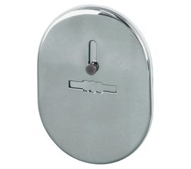 Декоративная накладка Fuaro (Фуаро) ESC 476 СP ХРОМ на сувальдный замок с шторкой