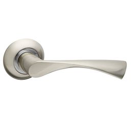 Ручка раздельная Fuaro (Фуаро) CLASSIC AR SN/CP-3 матовый никель/никель, квадрат 8x140 мм