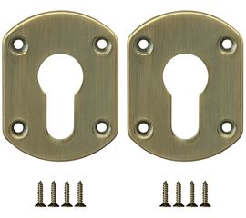 Декоративная накладка Fuaro (Фуаро) ESC031-AB-7 (МАТОВАЯ БРОНЗА) на цилиндр (2 шт)