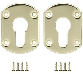 Декоративная накладка Fuaro (Фуаро) ESC031-GP-2 (ЗОЛОТО)  на цилиндр (2 шт)