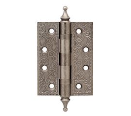 Петля универсальная Armadillo (Армадилло) Castillo CL 500-A4 102x76x3,5 AS Античное серебро