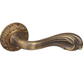 Ручка раздельная Fuaro (Фуаро) BAROCCO SM AB-7 матовая бронза