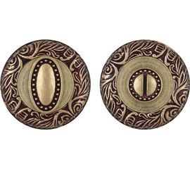 Ручка поворотная Fuaro (Фуаро) BK6 SM RB-10 французское золото