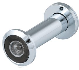 DVZ3, глазок, Fuaro (Фуаро) 16/200/50x90 (оптика пластик, угол обзора 200) CP Хром