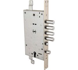 Замок врезной Mottura (Моттура) двухсистемный 54.787, (без накладок) ключ 60 мм