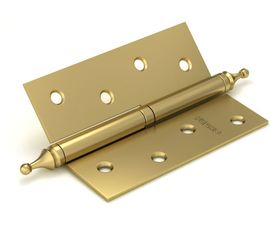 Петля съемная Fuaro (Фуаро) 410/BL-4 100x75x2,5 SB left (мат. золото) левая БЛИСТЕР