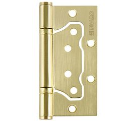 Петля универсальная Fuaro (Фуаро) без врезки 500-2BB/BL 100x2,5 SB (мат. золото) БЛИСТЕР