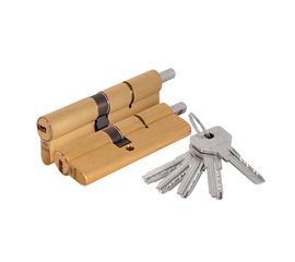 Цилиндровый механизм Cisa (Чиза) под вертушку  ASIX OE302-89.00 (110 мм/55+10+45), ЛАТУНЬ