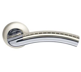 Ручка раздельная Armadillo (Армадилло) Libra LD26-1SN/CP-3 матовый никель/хром TECH (кв. 8х140)