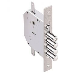 Замок врезной Elbor (Эльбор) сувальдный с задвижкой и защёлкой RеХ.3.9 (правый), 5 кл.