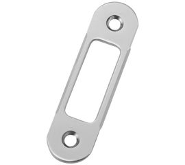 B01402.11.34 Ответная AGB (АГБ) планка (мат. хром)  (пласт. вкладыш Easy Matic B01402.16/17 выпис. о