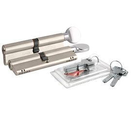 Цилиндровый механизм Kale kilit (Кале килит) перекодируемый 164 OBS BME-Z/80 (35+10+35) mm никель 5