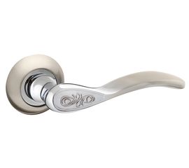 Ручка раздельная Fuaro (Фуаро) ARIA RM SN/CP-3 матовый никель/хром