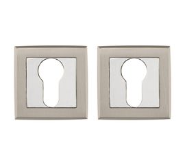 Накладка под Punto (Пунто) цилиндр ET QL SN/CP-3 матовый никель/хром