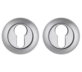 Накладка под Fuaro (Фуаро) цилиндр ET RM SC/CP-16 матовый хром/хром