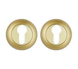 Накладка под Punto (Пунто) цилиндр ET TL SG/GP-4 матовое золото/золото