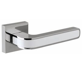 Ручка раздельная Fuaro (Фуаро) NEO DM CP/WH-19 хром/белый