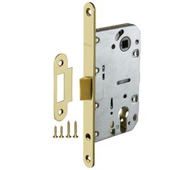 Замок межкомнатный Fuaro (Фуаро) под цилиндр PLASTIC P85C-50 SG (матовое золото)