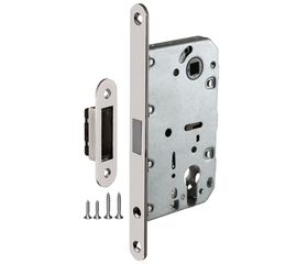 Замок межкомнатный Fuaro (Фуаро) под цилиндр MAGNET M85C-50 SN (матовый никель)