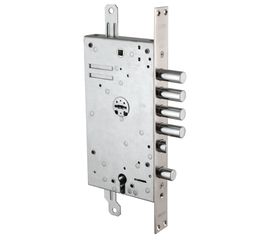 Замок врезной Mottura (Моттура) двухсистемный 54.Y787-D MyKey (правый) (накладки 95.323-95.324 CR),