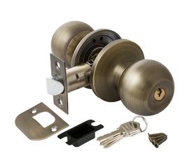 Ручка защелка Punto (Пунто) 6072 MAB-E (кл./фик.) мат. бронза