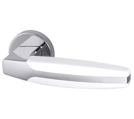 Ручка раздельная Armadillo (Армадилло) ARC URB2 CP/White-14  Хром/белый