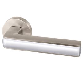 Ручка раздельная Armadillo (Армадилло) CUBE URB3 SN/CP-3 Мат никель/хром