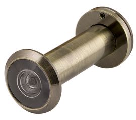 DVZ3, глазок, Fuaro (Фуаро) 16/200/50x90 (оптика пластик, угол обзора 200) AB Бронза