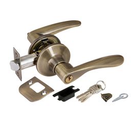 Ручка защелка Punto (Пунто) 6020 AB-E (кл./фик.) бронза