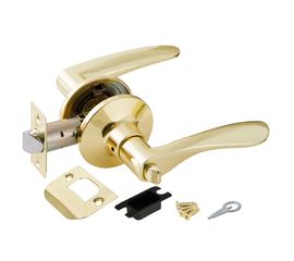 Ручка защелка Punto (Пунто) 6020 PB-B (фик.) золото