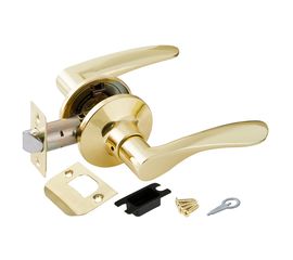 Ручка защелка Punto (Пунто) 6020 PB-P (без фик.) золото