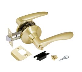 Ручка защелка Punto (Пунто) 6020 SB-B (фик.) мат. золото