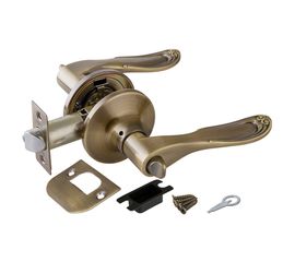 Ручка защелка Punto (Пунто) 6030 AB-B (фик.) бронза