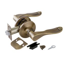 Ручка защелка Punto (Пунто) 6030 AB-P (без фик.) бронза