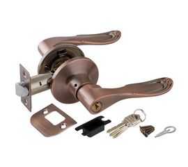 Ручка защелка Punto (Пунто) 6030 AC-E (кл./фик.) медь