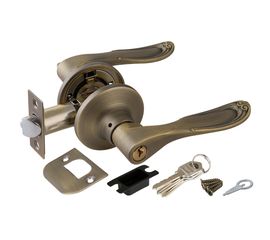 Ручка защелка Punto (Пунто) 6030 MAB-E (кл./фик.) мат. бронза