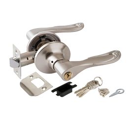 Ручка защелка Punto (Пунто) 6030 SN-E (кл./фик.) мат. никель